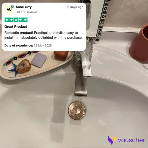 AquaStop ~ Universal Pop-up Drain Stopper – Prevents Hair Clogs Instantly