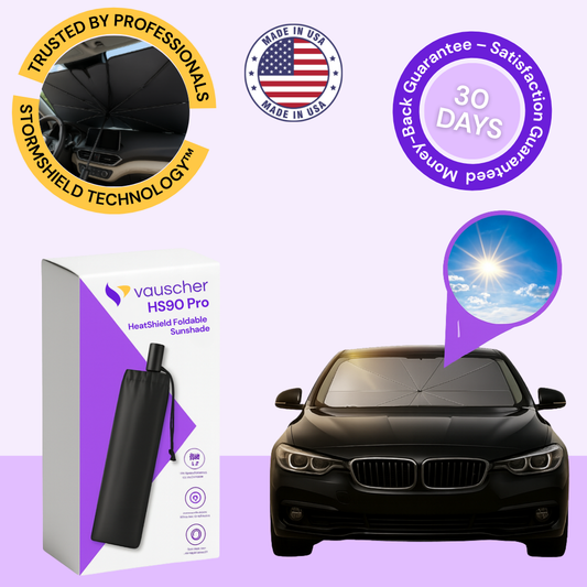 HS90 Pro HeatShield Foldable Sunshade ~ Trusted by Thousands Nationwide