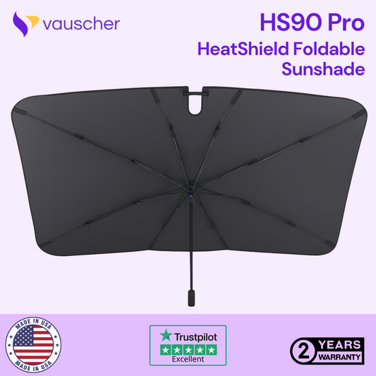 HS90 Pro HeatShield Foldable Sunshade ~ Trusted by Thousands Nationwide