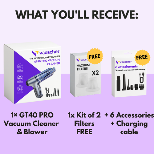 GT40 Pro Precision Vacuum Cleaner ~ Trusted by Thousands of U.S. Homes